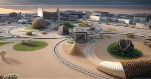 futuristic landscape,smart city,virtual landscape,urban development,3d rendering,futuristic architecture,urbanization,industrial landscape,urban design,city scape,futuristic art museum,arid landscape,digital compositing,solar cell base,urban landscape,transport hub,city cities,terraforming,highway roundabout,desert landscape,Common,Common,Natural