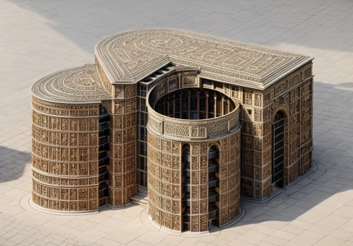 baptistery,wooden cable reel,panopticon,wooden construction,wine barrel,wood art,yerevan,coins stacks,ancient roman architecture,wooden mockup,wine barrels,wicker,islamic architectural,3d bicoin,wooden sauna,trajan's forum,largest hotel in dubai,made of wood,wood doghouse,wicker basket,Architecture,Commercial Building,European Traditional,Lombard Renaissance