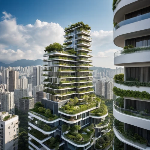 eco-construction,futuristic architecture,singapore,residential tower,hong kong,skyscapers,singapore landmark,sky apartment,sky ladder plant,eco hotel,urban towers,green living,urban design,ecological sustainable development,growing green,smart city,chongqing,kangkong,high-rise building,building valley,Photography,General,Natural