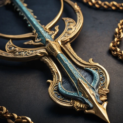 runes,anchors,amulet,king sword,skeleton key,anchor,scythe,excalibur,pirate treasure,ankh,swords,necklace with winged heart,scepter,mod ornaments,sword,ornate pocket watch,staves,dark blue and gold,grave jewelry,trinkets,Photography,General,Natural