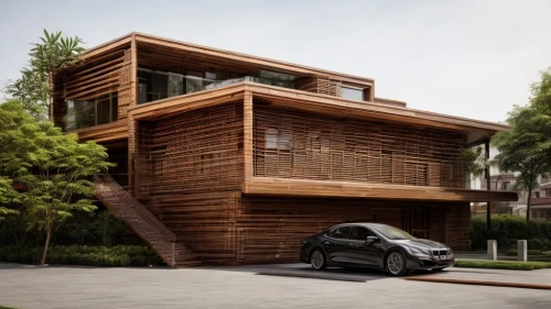 timber house,wooden house,cubic house,folding roof,wooden facade,dunes house,cube house,modern house,residential house,modern architecture,eco-construction,smart house,3d rendering,mercedes eqc,smart home,house shape,wood structure,frame house,wooden roof,wooden construction,Architecture,Villa Residence,Masterpiece,Vernacular Modernism