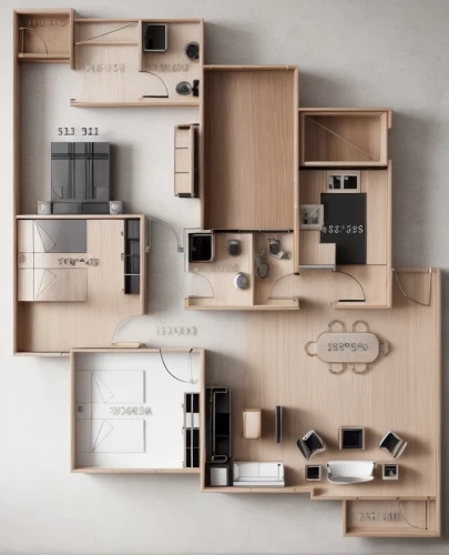 dolls houses,drawers,an apartment,chest of drawers,shared apartment,floorplan home,apartment,storage cabinet,wine boxes,archidaily,sky apartment,boxes,model house,house floorplan,drawer,shelving,compartments,cubic house,a drawer,apartments,Product Design,Furniture Design,Modern,Rustic Scandi