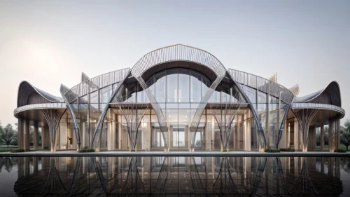 archidaily,futuristic architecture,islamic architectural,futuristic art museum,glass facade,kirrarchitecture,school design,asian architecture,eco-construction,azmar mosque in sulaimaniyah,timber house,build by mirza golam pir,al nahyan grand mosque,chinese architecture,christ chapel,3d rendering,glass building,arhitecture,modern architecture,hahnenfu greenhouse,Architecture,Small Public Buildings,Masterpiece,Vernacular Modernism