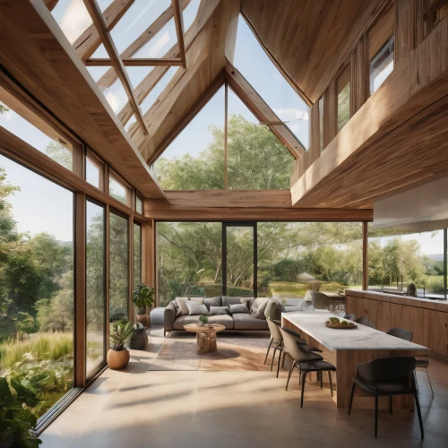 timber house,breakfast room,eco-construction,wooden beams,wooden windows,dunes house,wooden roof,folding roof,roof terrace,summer house,daylighting,grass roof,danish house,frame house,roof landscape,modern kitchen,archidaily,wood window,glass roof,wooden planks,Photography,General,Natural