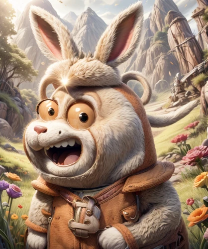 peter rabbit,easter banner,easter background,jack rabbit,happy easter hunt,hare trail,brown rabbit,easter theme,easter bunny,jackrabbit,hare field,children's background,springtime background,spring background,thumper,april fools day background,easter festival,bunny,cute cartoon character,no ear bunny