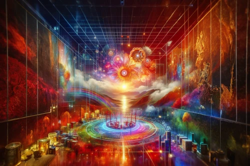 psychedelic art,astral traveler,dimensional,dimension,ascension,flow of time,transcendental,inner space,panoramical,hallucinogenic,trip computer,transcendence,psychedelic,consciousness,aura,3d fantasy,photomanipulation,prism,metaphysical,metaverse