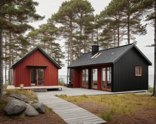 small cabin,inverted cottage,scandinavian style,wooden house,summer cottage,danish house,timber house,wooden hut,wooden houses,small house,holiday home,house in the forest,red roof,prefabricated buildings,cubic house,garden buildings,little house,log cabin,miniature house,cabin