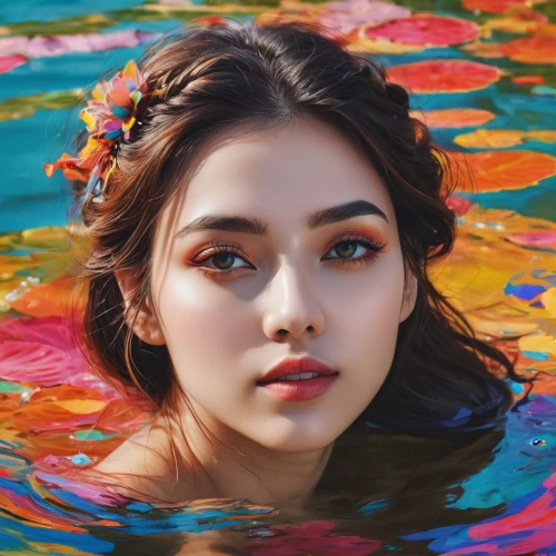 colorful water,colorful floral,colorful background,in water,splash of color,swimmer,beautiful girl with flowers,photoshoot with water,water nymph,under the water,colorful heart,water rose,lily water,paddler,mermaid,pool of water,colorful,flower water,filipino,girl on the river,Photography,General,Natural