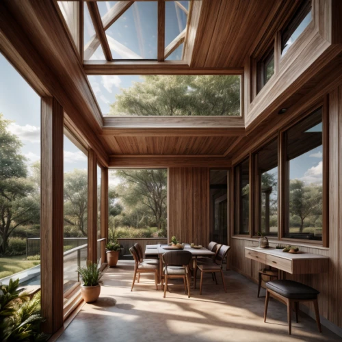 wooden windows,timber house,wood window,daylighting,folding roof,wooden roof,breakfast room,wooden beams,wooden house,archidaily,frame house,the cabin in the mountains,dunes house,eco-construction,3d rendering,lattice windows,laminated wood,wooden construction,cubic house,window frames