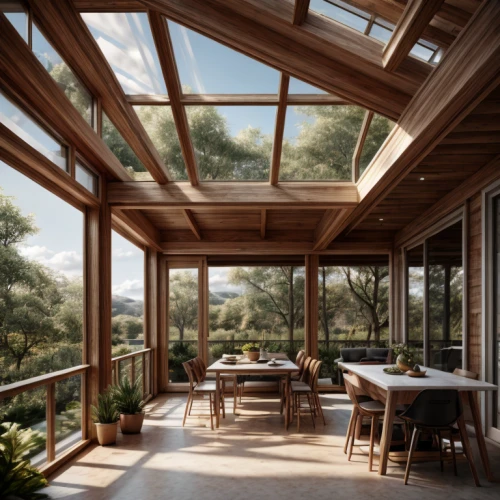 timber house,daylighting,wooden beams,folding roof,frame house,breakfast room,glass roof,wooden windows,eco-construction,conservatory,wooden roof,archidaily,dunes house,danish house,wooden frame construction,summer house,roof landscape,roof lantern,window frames,structural glass