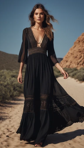 girl on the dune,long dress,dress walk black,bedouin,boho,girl in a long dress,abaya,gothic dress,evening dress,admer dune,dubai desert,black dress with a slit,plus-size model,day dress,robe,desert background,gypsy soul,marrakech,dune,desert rose,Photography,General,Natural