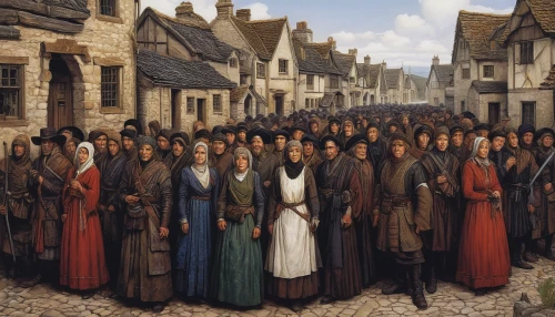 pilgrims,medieval street,the pied piper of hamelin,candlemas,monks,medieval market,villagers,seven citizens of the country,clergy,biblical narrative characters,nomads,falkland,contemporary witnesses,women's clothing,procession,santons,anachronism,carolers,pied piper,shaftesbury,Conceptual Art,Daily,Daily 05
