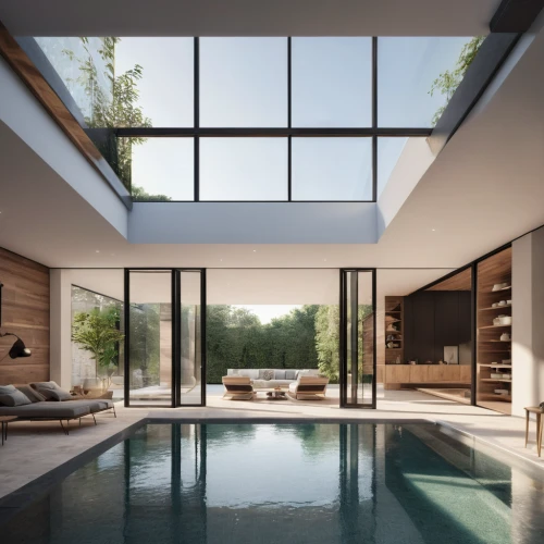 pool house,modern house,glass roof,interior modern design,modern architecture,infinity swimming pool,luxury home interior,luxury property,modern style,flat roof,glass wall,cubic house,roof landscape,modern room,summer house,folding roof,swimming pool,outdoor pool,smart home,contemporary,Photography,General,Natural