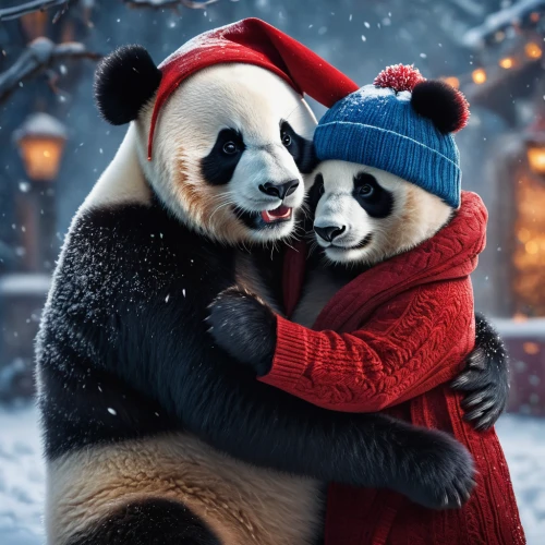 chinese panda,panda bear,kawaii panda,pandas,christmas movie,panda,giant panda,winter animals,christmas animals,little panda,baby panda,cute animals,pandabear,animal film,po,photoshop manipulation,panda face,hanging panda,kawaii panda emoji,panda cub,Photography,General,Fantasy