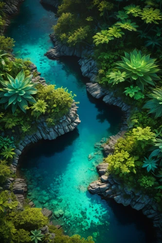japan landscape,underwater oasis,underwater landscape,river landscape,beautiful japan,mountain spring,water scape,emerald sea,waterscape,cave on the water,fantasy landscape,blue waters,tropical sea,japanese mountains,tropical greens,nature landscape,natural scenery,south korea,crescent spring,natural landscape,Photography,General,Fantasy