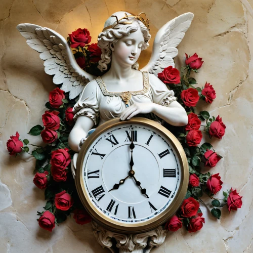 valentine clock,vintage angel,wall clock,clock face,grandfather clock,old clock,antique background,new year clock,timepiece,spring forward,quartz clock,four o'clock flower,the angel with the veronica veil,clock,baroque angel,clocks,cupid,hanging clock,angelology,longcase clock,Photography,General,Natural