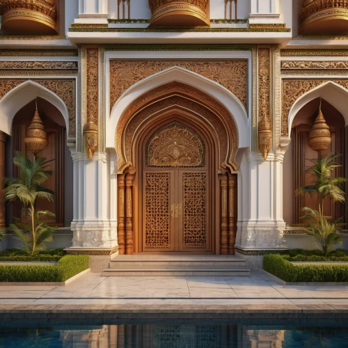 persian architecture,riad,asian architecture,build by mirza golam pir,islamic architectural,marrakesh,luxury property,garden door,moroccan pattern,water palace,alcazar of seville,3d rendering,emirates palace hotel,madinat,iranian architecture,alcazar,marrakech,alhambra,render,morocco,Photography,General,Natural