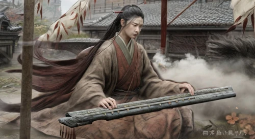 erhu,shakuhachi,shamisen,yi sun sin,bamboo flute,shuanghuan noble,traditional chinese musical instruments,traditional korean musical instruments,wuchang,xing yi quan,traditional japanese musical instruments,hwachae,oriental painting,zui quan,chinese art,harp of falcon eastern,tsukemono,block flute,bansuri,itinerant musician,Game Scene Design,Game Scene Design,Japanese Martial Arts