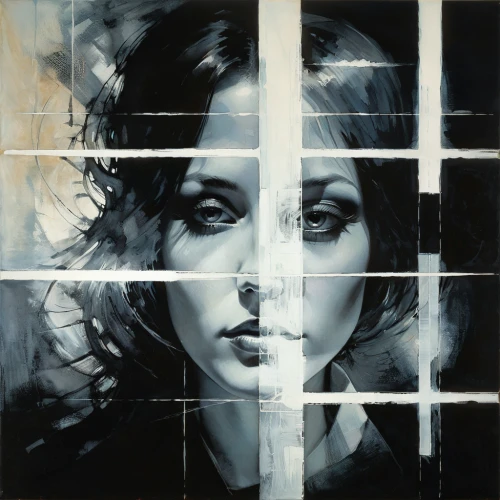 mondrian,cloves schwindl inge,carol m highsmith,woman thinking,oil painting on canvas,woman's face,andreas cross,ann margarett-hollywood,woman face,oil on canvas,glass painting,gothic portrait,madonna,carol colman,looking glass,stave,fineart,art deco woman,prisoner,james handley,Illustration,Paper based,Paper Based 12