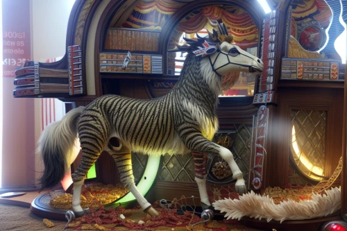 schleich,landmannahellir,circus animal,carousel horse,diorama,reconstruction,circus aeruginosus,carnival horse,aucasaurus,toy cash register,whimsical animals,tyrannosaurus,dinosaruio,circus elephant,merry-go-round,3d fantasy,anthropomorphized animals,cynorhodon,digital compositing,tirannosaurus