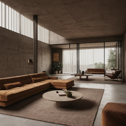 mid century modern,mid century house,modern living room,exposed concrete,concrete ceiling,interior modern design,mid century,dunes house,living room,corten steel,concrete,concrete slabs,livingroom,interiors,archidaily,modern decor,brutalist architecture,sitting room,loft,contemporary decor
