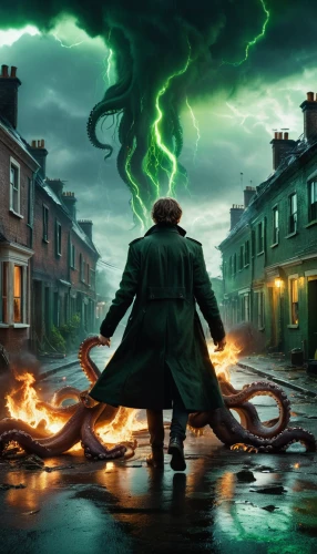 riddler,scythe,sci fiction illustration,world digital painting,patrol,photo manipulation,game illustration,digital compositing,tornado,the storm of the invasion,nature's wrath,cg artwork,green dragon,photomanipulation,serpent,green jacket,photoshop manipulation,green smoke,thunder snake,fantasy picture,Photography,General,Natural