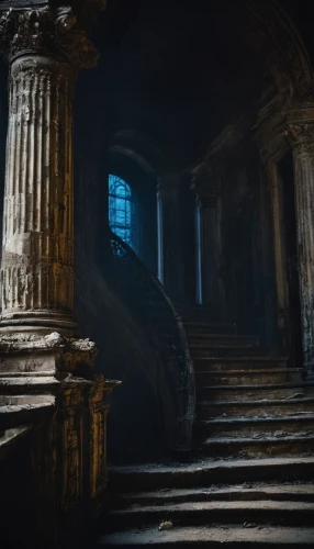 hall of the fallen,staircase,the threshold of the house,stone stairs,stairs,ancient house,pantheon,stairway,stone stairway,outside staircase,winding staircase,ruin,circular staircase,stair,stairwell,abandoned place,winding steps,pillars,empty interior,antiquity,Photography,General,Natural