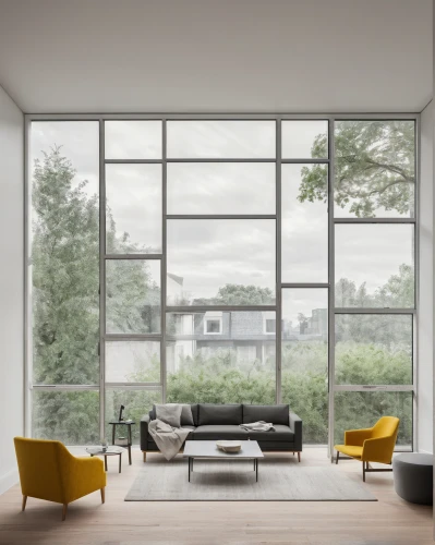 window film,modern living room,sitting room,wooden windows,modern room,window frames,livingroom,living room,window covering,frosted glass pane,glass window,transparent window,french windows,home interior,contemporary decor,modern decor,window blinds,window blind,opaque panes,3d rendering