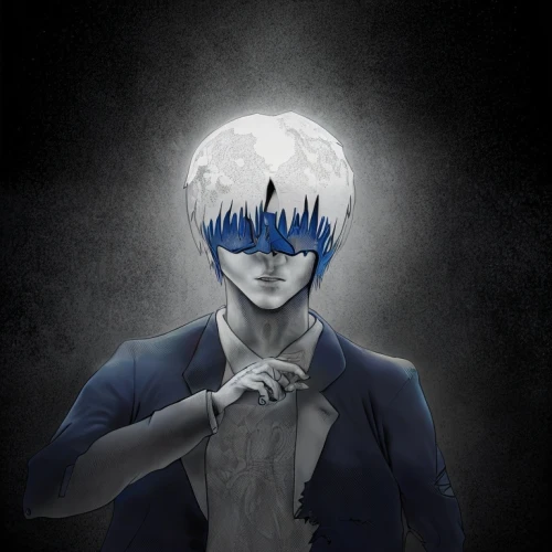 yukio,persona,killua,whitey,rei ayanami,kado,killua hunter x,ren,kakashi hatake,zero,blue snowflake,crying heart,2d,light mask,blu,sanji,sigma,gin,fuki,victor,Art sketch,Art sketch,Fantasy