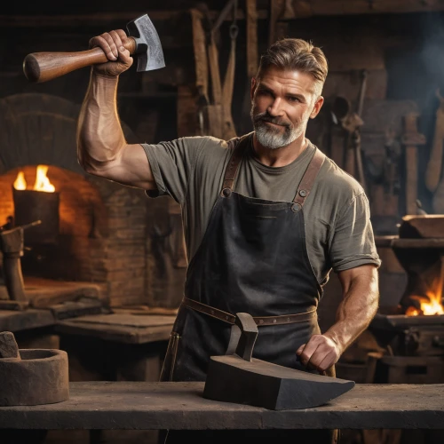 blacksmith,stonemason's hammer,a carpenter,wood shaper,tinsmith,craftsman,splitting maul,carpenter,woodworker,metalsmith,axe,chisel,iron-pour,dane axe,steelworker,wood trowels,forge,woodworking,handsaw,brick-making,Photography,General,Natural