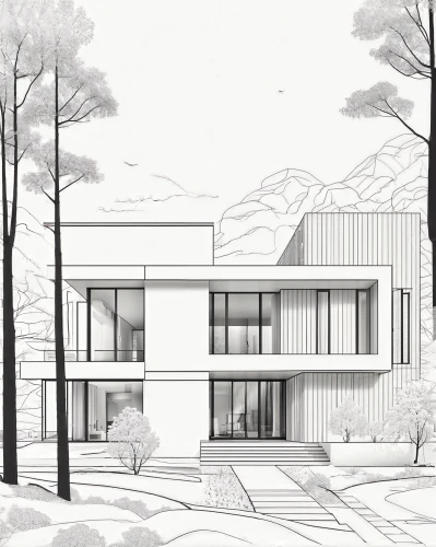 house drawing,modern house,mid century house,modern architecture,residential house,dunes house,archidaily,3d rendering,house hevelius,contemporary,garden elevation,kirrarchitecture,residential,core renovation,arq,arhitecture,house in mountains,timber house,mid century modern,eco-construction