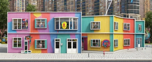 colorful facade,cube house,cubic house,dolls houses,cube stilt houses,facade painting,doll house,houses clipart,apartment house,mixed-use,house painting,exterior decoration,woman house,smart house,row houses,apartment building,model house,miniature house,children's playhouse,dollhouse,Common,Common,None