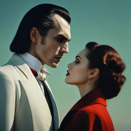 dracula,romantic portrait,gothic portrait,gone with the wind,pompadour,vampires,romance novel,wedding icons,forbidden love,beautiful couple,man and wife,vintage man and woman,roaring twenties couple,two people,penguin couple,man and woman,cg artwork,husband and wife,imperial coat,waltz,Photography,Documentary Photography,Documentary Photography 06