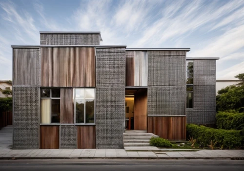 cubic house,cube house,modern architecture,metal cladding,modern house,timber house,dunes house,lattice windows,wooden facade,residential house,house shape,wooden house,frame house,residential,concrete blocks,garden design sydney,contemporary,smart house,corrugated cardboard,dovetail,Architecture,Villa Residence,Modern,Mid-Century Modern