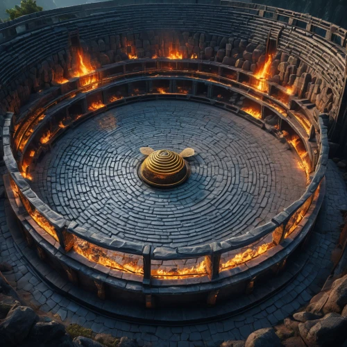 the eternal flame,fire ring,firepit,cauldron,fire pit,dharma wheel,stone oven,fire bowl,wishing well,stone fountain,stone lotus,diya,greek in a circle,charcoal kiln,hearth,lotus stone,cannon oven,zen garden,tibetan bowl,ring of fire,Photography,General,Fantasy