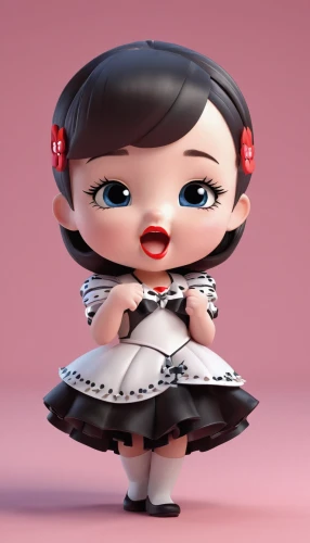 kewpie doll,kewpie dolls,rockabella,fashion doll,cute cartoon character,doll figure,doll dress,japanese doll,doll's facial features,the japanese doll,female doll,cloth doll,3d model,collectible doll,funko,rubber doll,clay doll,tumbling doll,dollhouse accessory,3d figure,Unique,3D,3D Character