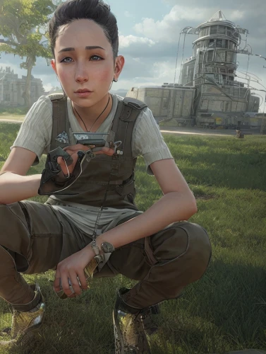 children of war,croft,girl with gun,gi,scout,little league,girl sitting,cargo pants,child is sitting,pubg mascot,clementine,girl with a gun,holding a gun,combat medic,boy praying,natural cosmetic,binoculars,girl in overalls,khaki,silphie,Common,Common,Game