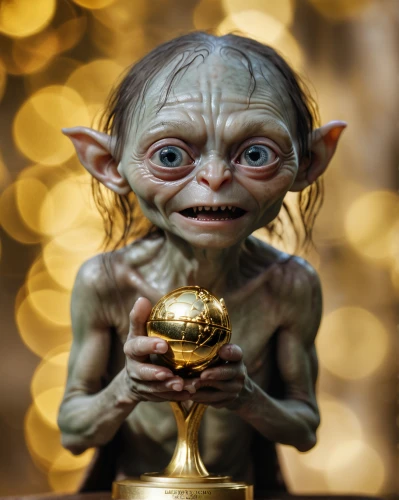 oscars,christmas ornament,goblin,trophy,yoda,christmas ball ornament,holiday ornament,gold chalice,crystal ball,award,bronze sculpture,scandia gnome,goblet,crystal ball-photography,vintage ornament,figurine,christmas tree ornament,grinch,award background,bauble,Photography,General,Natural