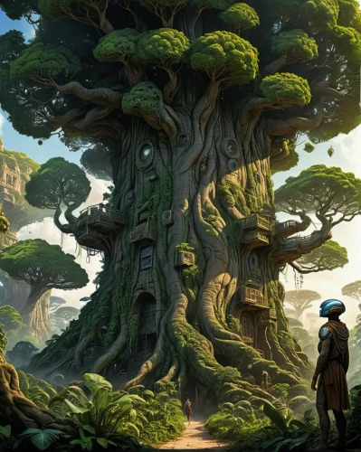 tree of life,tree mushroom,mushroom landscape,dragon tree,oak tree,monkey island,flourishing tree,magic tree,celtic tree,cartoon forest,the roots of trees,bodhi tree,mushroom island,forest tree,tree grove,elven forest,druid grove,old-growth forest,fig tree,oak,Photography,General,Natural