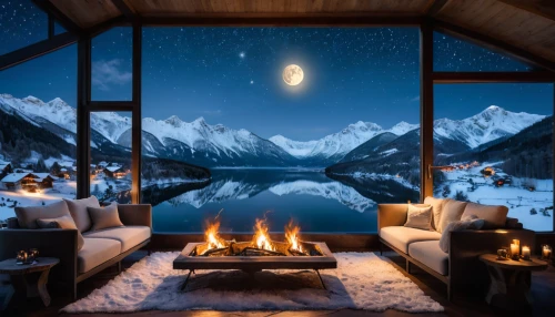 romantic night,the cabin in the mountains,snowhotel,warm and cozy,chalet,alpine style,snowed in,snowy peaks,winter magic,winter window,switzerland,snowy mountains,winter dream,winter house,winter wonderland,swiss alps,zermatt,dreamy,luxury,snowy landscape,Photography,General,Fantasy