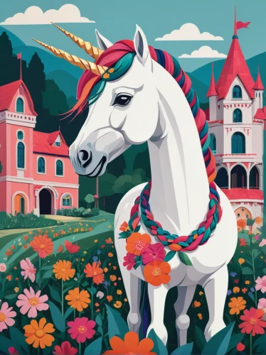 carnival horse,unicorn art,unicorn background,spring unicorn,a white horse,albino horse,carousel horse,painted horse,colorful horse,equestrian,andalusians,white horse,unicorn,arabian horse,dream horse,equestrianism,the horse at the fountain,equestrian center,equine,pegasus,Illustration,Vector,Vector 06