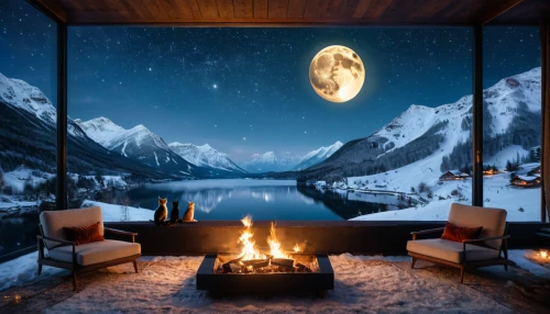 snowhotel,romantic night,fire place,moonlit night,moon and star background,warm and cozy,starry night,the cabin in the mountains,the moon and the stars,christmas fireplace,snow globe,fireplace,winter magic,moon at night,winter window,log fire,moonrise,fireside,fire pit,winter dream,Photography,General,Fantasy