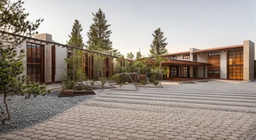 dunes house,corten steel,modern architecture,mid century house,persian architecture,modern house,iranian architecture,timber house,archidaily,residential house,paved square,exposed concrete,build by mirza golam pir,zen garden,bendemeer estates,palo alto,cubic house,contemporary,ruhl house,residential,Architecture,Villa Residence,Modern,Natural Sustainability