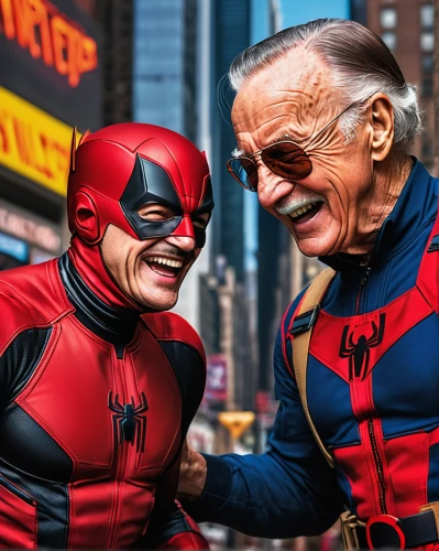 stan lee,comic characters,comic hero,marvel comics,sidekick,red super hero,generations,50 years,heroes,deadpool,marvels,characters alive,comicbook,wax figures museum,marvel,superhero background,70 years,comic book,photoshop manipulation,superheroes,Photography,General,Natural