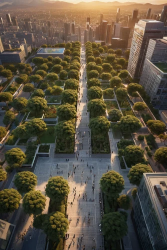 paved square,urban design,champ de mars,urban development,urban park,skyscapers,roof garden,costanera center,central park,3d rendering,pudong,hudson yards,smart city,roof landscape,lafayette park,aerial landscape,urbanization,city blocks,botanical square frame,peter's square,Photography,General,Natural