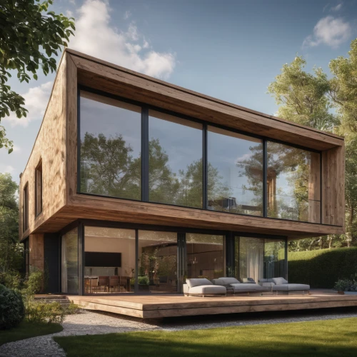timber house,modern house,3d rendering,dunes house,cubic house,wooden house,eco-construction,danish house,modern architecture,corten steel,cube house,mid century house,summer house,frame house,smart home,house in the forest,folding roof,archidaily,wooden windows,render,Photography,General,Natural