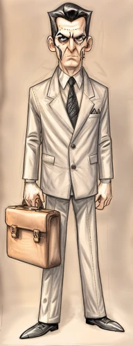 white-collar worker,businessman,briefcase,cartoon doctor,sales man,caricature,administrator,businessperson,accountant,banker,business man,business angel,financial advisor,business bag,angry man,spy,caricaturist,attorney,bookkeeper,african businessman