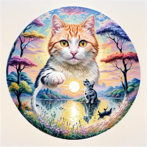cat vector,decorative plate,cat sparrow,red tabby,calico cat,patches,soundcloud icon,kawaii animal patch,cat image,discs vinyl,3-fold sun,dartboard,saucer,golden record,tapestry,little planet,tabby cat,breed cat,talisman,animal feline