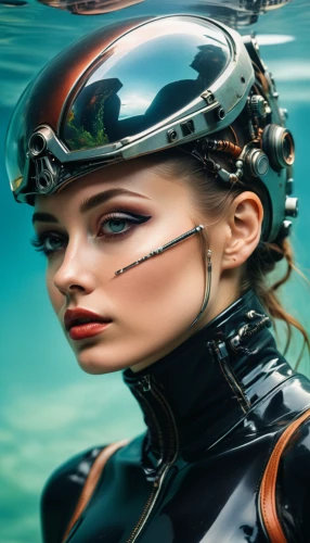 aquanaut,scuba,diving helmet,divemaster,scuba diving,submersible,diving equipment,underwater diving,deep sea diving,the sea maid,diving bell,artificial hair integrations,steampunk,underwater background,streampunk,dive computer,diving mask,sci fiction illustration,female swimmer,underwater sports,Photography,Artistic Photography,Artistic Photography 01