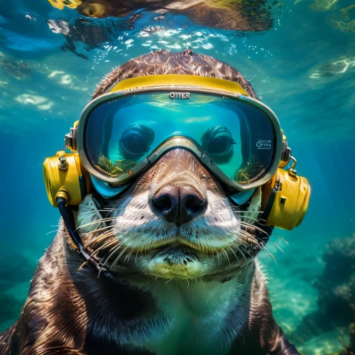 snorkeling,scuba diving,underwater diving,sea life underwater,divemaster,scuba,snorkel,diving mask,underwater world,marine animal,underwater fish,sea animal,otter,underwater background,underwater,aquatic mammal,sea lion,aquanaut,under water,ocean underwater,Photography,General,Natural